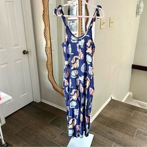 World Market / Indigo Cat Pajama Jumpsuit